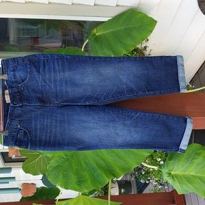 Nine West Vintage America Low Rise cuffed ankle/cropped Jeans